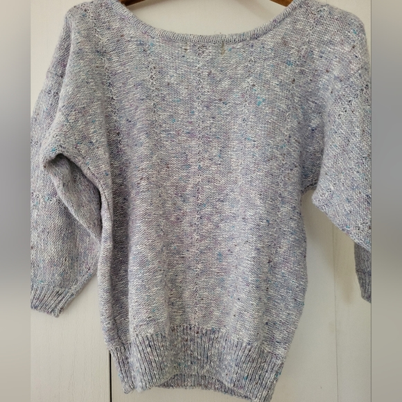 NWOT Wyndcliff Grey/Blue Popcorn Sweater Sz L - Picture 2 of 4